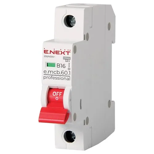 Leitungsschutzschalter B 16 A LS-Schalter MCB Sicherungsautomat 1-Polig B16A E.Next