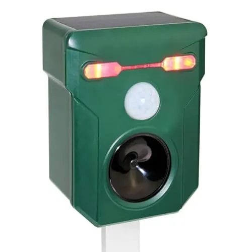 GLB Green Level Berlin Wildtierschreck | Wildschweine | Hirsch | Ziegen | Füchse | mit Programmierer | mit Bewegungssensor | Solarladung | Ultraschall | Alarm