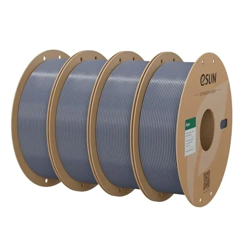 eSUN PLA+ Filament 1.75mm, Grau, 4KG von eSun