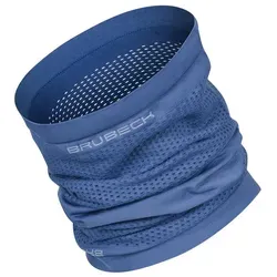 BRUBECK Loop R-Tube Schlauchtuch AIR-TUBE Damen Herren Atmungsaktiv KM10840, Halstuch Funktionstuch Schal Kopftuch Halswärmer Sturmhaube blau S - M