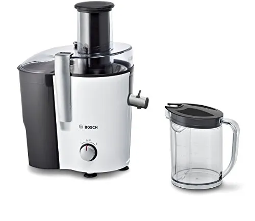 BOSCH MES25A0 Entsafter - Entsafter für frischen Saft, 1,25 L Kapazität, 700 W Leistung und automatische Saftpressfunktion – ideal für gesundheitsbewusste Genießer.