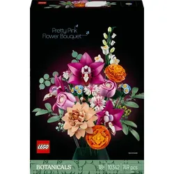 LEGO ICONS Schöner Rosafarbener Blumenstrauß 10342 von LEGO