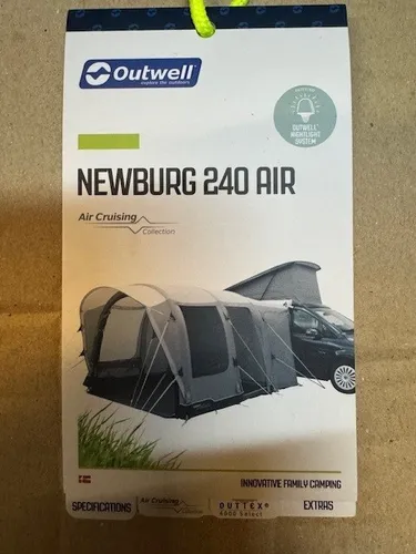 Outwell Newburg 240 Air aufblasbares Busvorzelt 2 Personen Zelt