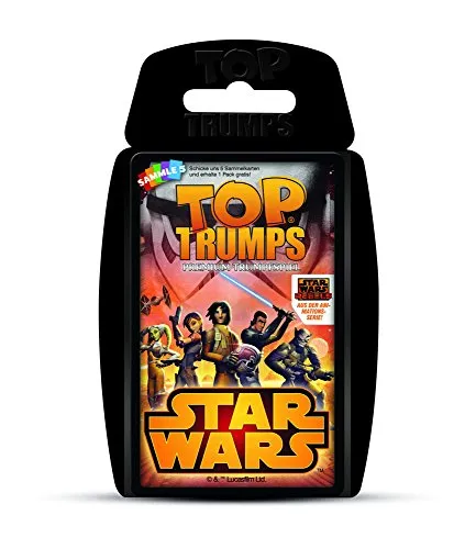 Winning Moves - TOP Trumps - Star Wars Rebels - Star Wars Kartenspiel - Alter 6+ - Deutsch