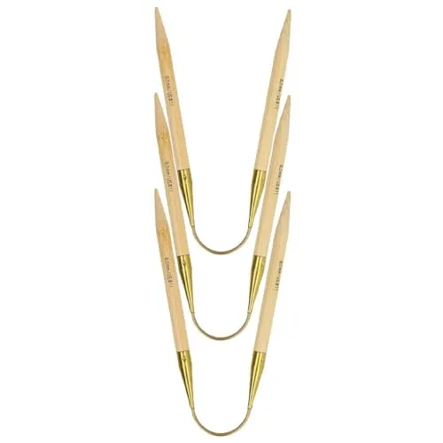 Addi 63365 CraSyTrio Bamboo - Flexible Stricknadeln - Stricknadeln aus Bambus, ideal für kleinere Runden und Projekte wie Socken oder Handschuhe. Die natürliche Wärme und Flexibilität bieten ein angenehmes Strickerlebnis.