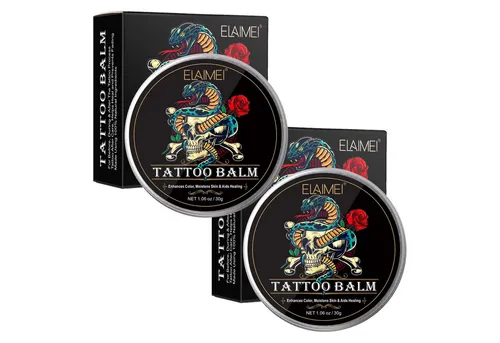P-Beauty Cosmetic Accessories Hautcreme Tattoopflege Balsam Tattoocreme Aftercare Tattoo Tägliche Pflege Creme, 2-tlg.