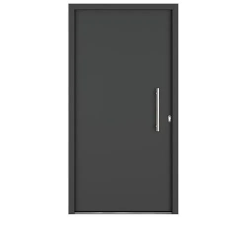 HORI Haustür Safety Slim – Aluminium Kunststoff Eingangstür - Hochwertige Aluminium Kunststoff Haustür in Anthrazit, ideal für Ihr Zuhause. Mit einfachem Montagezubehör und robustem Design bietet sie Langlebigkeit und Komfort. Maße: 1000 x 2000 mm, DIN rechts.