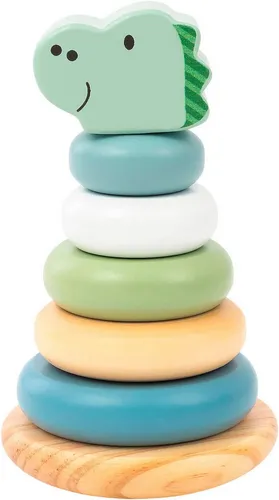 Sterntaler® Stapelspielzeug Dino Rexi Stapelturm Holz, FSC® - schützt Wald