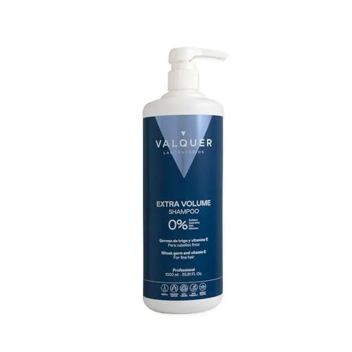 Valquer Profesional Volumen-Up Shampoo ohne Sulfate, Silikone & Salz, 1 Liter