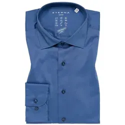Eterna Herren Hemd - Slim Fit in Blau, Größe 41 - Herren Plussize Hemd in Slim Fit, ideal für einen modernen Look. Aus hochwertigem Material für optimalen Tragekomfort und Stil.