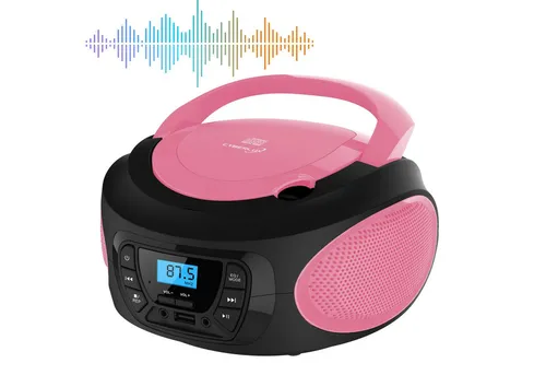 Cyberlux CL-620 tragbarer CD-Player - MP3-Player mit FM-Radio und USB-Anschluss, ideal für Musikliebhaber, die unterwegs ihre Lieblings-CDs und -Musik genießen möchten.