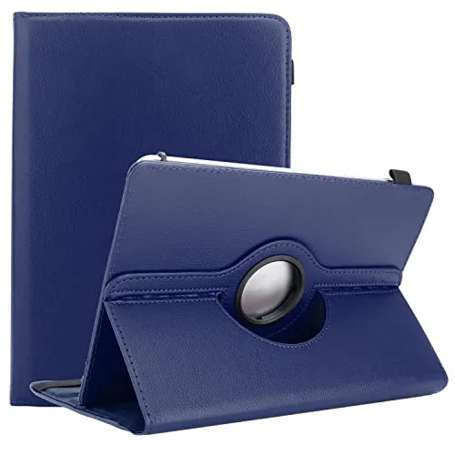 Cadorabo Hülle kompatibel mit Lenovo Tab 4 10 (10.1 Zoll) Tablethülle 360 Design aus Premium Kunst Leder Flip Klappbare Stoßfeste Magnetische Cover Hülle für Lenovo Tab 4 10 (10.1 Zoll) Tasche in Blau