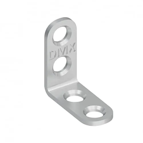 Gedotec Winkelverbinder 90° vielseitig verwendbare Lochwinkel | 4 Stk Winkeleisen - 30x30x13 mm | Pfostenträger Schwerlast Anschraub-Winkel | Metall Winkel Metallwinkel 90 Grad Winkel Metall