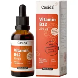 Vitamin B12 Tropfen vegan - Arzneimittel für einen normalen Energiestoffwechsel und psychische Funktion, alkoholfrei und mit hochwertigen Bioaktivformen.