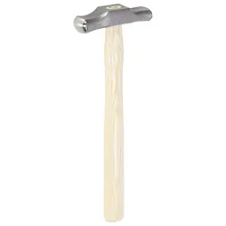 PICARD Silberschmiede-Tellerhammer Nr. 187 ES, 375g - Hämmer für Silberschmiede, mit zwei unterschiedlich geformten Bahnen für präzises Arbeiten. Ideal für Dachdecker und Klempner, robustes Design aus legiertem Spezialstahl.