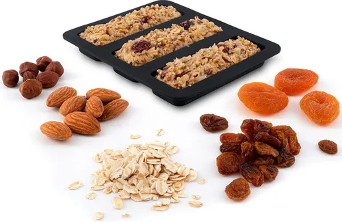 Steba Müslieinsatz 2er Set AC 15 - Silikonformen für selbstgemachte Müsliriegel, ideal für Steba Dörrautomaten und gesundes Snacking