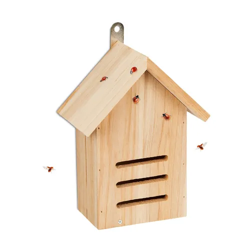 Marienkäferhaus  Marienkäferhotel Insektenhaus Marienkäferkasten unbehandelt