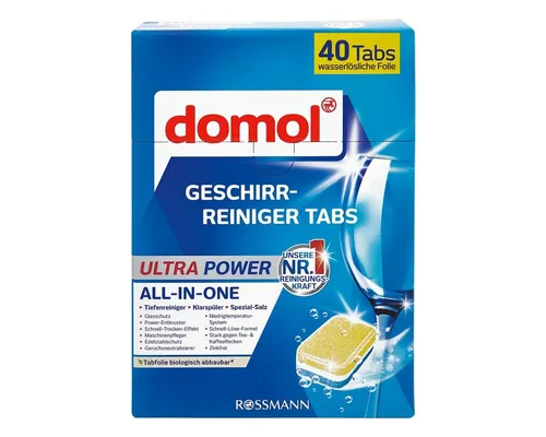 domol ULTRA POWER ALL-IN-ONE Spülmaschinentabs 40 St.