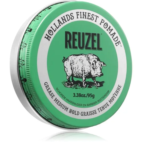 Reuzel Green Grease Medium Hold Pomade 95 g in grün von Reuzel