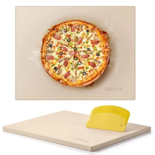 VEVOR Pizzastein Backstein 38 x 30 cm