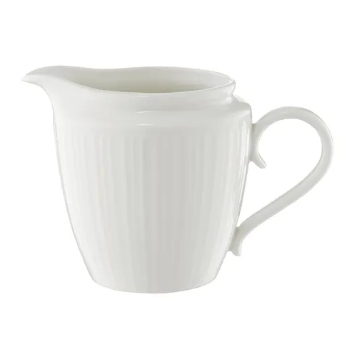 Milchkrug Milchkanne Milchkännchen 260 ml Porzellan weiß klassisch Spülmaschine