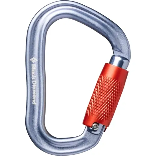 Black Diamond Uni Vaporlock Twistlock Karabiner, Grau, Einheitsgröße
