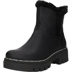 Rieker Stiefelette Schwarz Größe 36 EU - Elegante Stiefelette von Rieker in Größe 36 EU, mit 5,2 cm Absatzhöhe. Ideal für jeden Anlass, bietet sie Komfort und Stil dank hochwertigem Kunstleder und praktischem Reißverschluss.