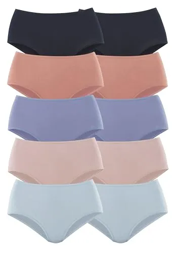 PETITE FLEUR Damen Taillenslip 10er Pack von Petite Fleur