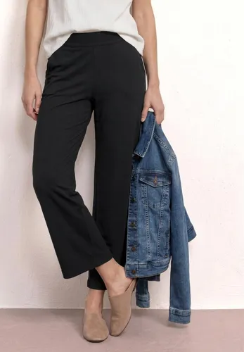 Street One 7/8 Wide Leg Hose im Loose Fit Black 40