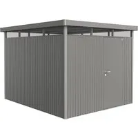 Biohort Gerätehaus HighLine H5 - Quarzgrau, 275x222x315 cm - Gartenhäuser: Das stilvolle Biohort HighLine H5 bietet viel Platz für Ihre Gartengeräte und ist wartungsfrei. Mit 20 Jahren Garantie und durchdachter Ausstattung ist es der perfekte Schutz vor Wind und Wetter.
