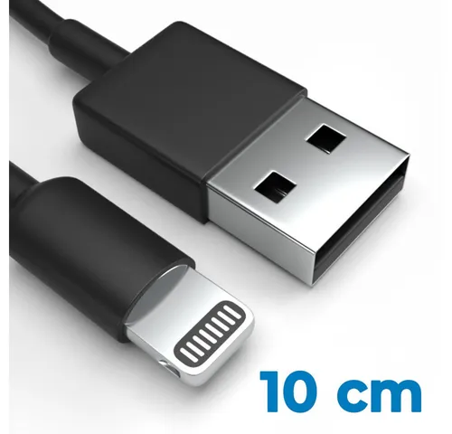 Justcom Apple iPhone 11 USB-Kabel, Lightning, USB-A (10 cm), Schnellladekabel, Datenkabel, Handy, Tablet