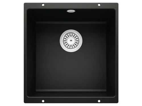 BLANCO ROTAN 400-U Granitspüle | Unterbau Spüle für 50 cm Unterschränke - Sanitäranlagen & Zubehör - Reinigungsfreundliche SILGRANIT-Oberfläche mit großem Beckenvolumen für optimale Nutzung in modernen Küchen.