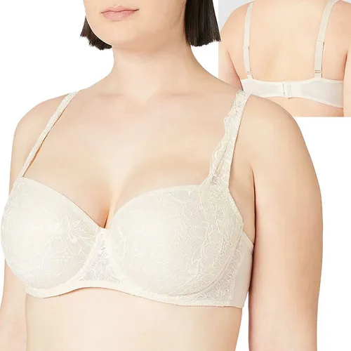Triumph Amourette Charm WHP02 - Balconette Schalen-BH 90D Creamy Dream - Funktionsunterwäsche mit formenden Bügeln und verstellbaren Trägern, ideal für perfekten Halt und Eleganz im Alltag.
