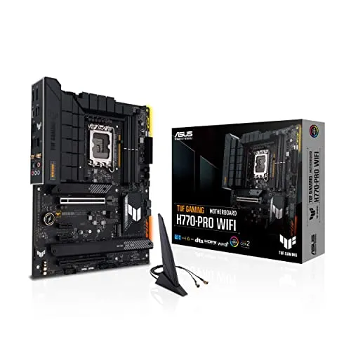 ASUS TUF GAMING H770-PRO WIFI Mainboard - Intel LGA 1700 Sockel, PCIe 5.0, DDR5, optimale Kühlung für ultimative Gaming-Performance