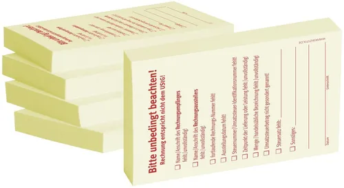 Haftnotiz Bitte unbedingt beachten