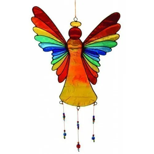 Grosser Feng Shui Suncatcher - Engel - 21 cm Toller Rainbow Fensterschmuck!