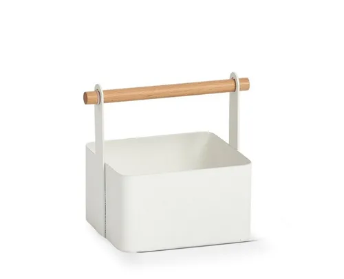 Zeller Tragekorb Weiß – Scandi-Design
