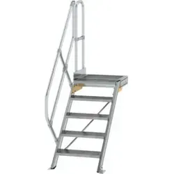 MUNK Aluminium-Treppe Plattform 45° 5 Stufen von Günzburger