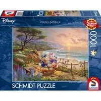 Thomas Kinkade Studios: Disney - Donald and Daisy A Duck Day Afternoon, Puzzle 1000 Teile