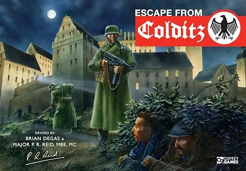 Escape From Colditz - Brettspiel Englisch, Neu OVP - Gesellschaftsspiel ab 14 Jahren, strategisches Spiel für 2 oder mehr Spieler, ideal für spannende Spielabende.
