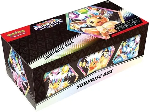 PokTmon - Sv8.5 Prismatic Evolutions Surprise Box - Sonstige, aufregende Überraschungsbox mit exklusiven PokTmon-Items für Sammler und Fans!
