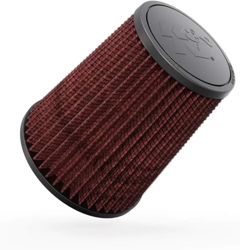Produktbild K&N RF-1015 KFZ und Motorrad Universal-Luftfilter, Rot