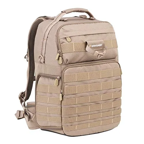 VANGUARD VEO Range T48 Rucksack für Pro DSLR/spiegellose Kameras, taktischer Stil, Beige