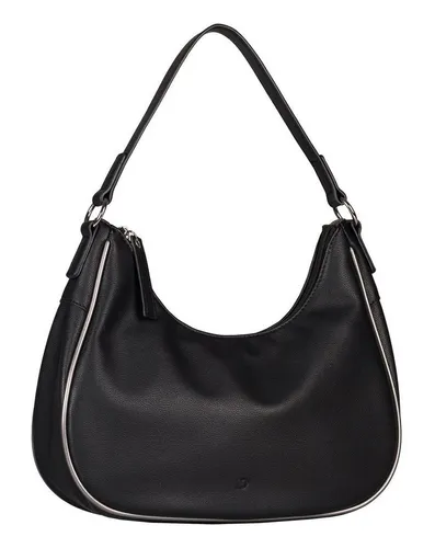 TOM TAILOR Denim Alessa Damen Umhängetasche - Stylische mittelgroße Umhängetasche mit Reißverschluss und praktischem Handyfach, ideal für den Alltag - leicht und elegant in monochromem Design.