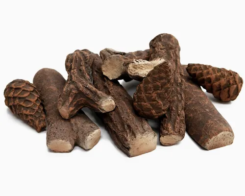 Produktbild 9-teiliges Keramikholz-Set für Bio-Ethanol Kamin