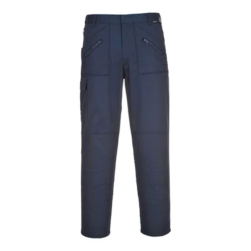 PORTWEST Action Trousers in Navy, Größe 33 - Robuste Arbeitshose mit verstärkten Knien für hohe Strapazierfähigkeit. Praktische Taschen für viel Stauraum und 50+ UV-Schutz für optimalen Komfort im Einsatz.