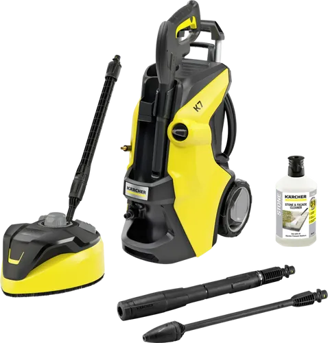 Kärcher Hochdruckreiniger K7 Power Flex Home - Hochdruckreiniger für starke Verschmutzungen mit 180 bar Druck und 600 l/h Fördermenge. Inklusive Flächenreiniger und Plug 'n' Clean-System für einfache Reinigungsmittelanwendung.