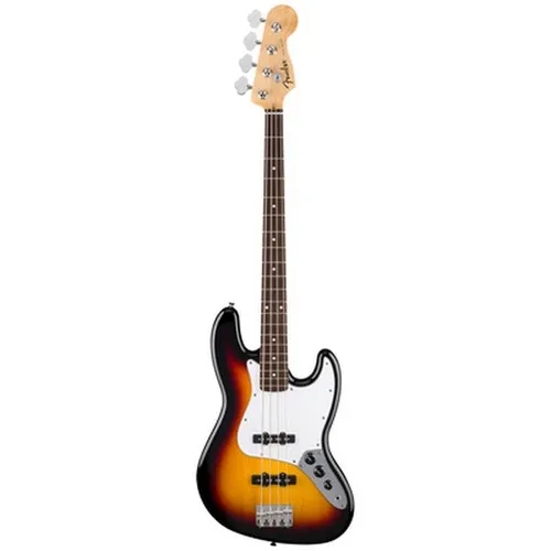 Fender Standard J-Bass LRL WPG 3TS - J-Style E-Bass mit Pappel-Korpus und Ahorn-Hals, ideal für vielseitigen Sound und komfortables Spielgefühl. Perfekt für Einsteiger und Profis!