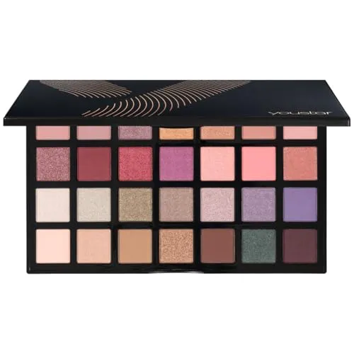 youstar SENSEYETIONS Lidschattenpalette/Eyeshadow Palette 05 - Glorious Days | Hochpigmentierte Lidschattenpalette mit Matt- und Schimmerfarben, langlebig und vegan