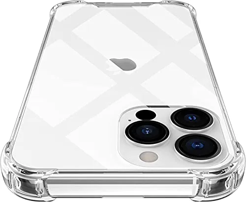 AVANA Hülle für iPhone 13 Pro Schutzhülle Durchsichtig Clear Case TPU Cover Kratzfest Handyhülle Klar Bumper Kantenschutz - Transparent